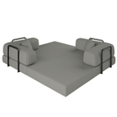 Sofá Cama Valenor Premium + 2 Almofadas de Brinde