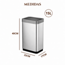 [COMPRE 1 LEVE 2] Lixeira Automática Premium em Inox.