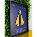 [COMPRE 1 LEVE 3] Quadro Premium Nossa Senhora Aparecida 3D com Moldura.