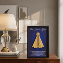 [COMPRE 1 LEVE 3] Quadro Premium Nossa Senhora Aparecida 3D com Moldura.