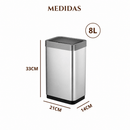 [COMPRE 1 LEVE 2] Lixeira Automática Premium em Inox.