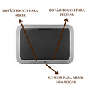 [COMPRE 1 LEVE 2] Lixeira Automática Premium em Inox.